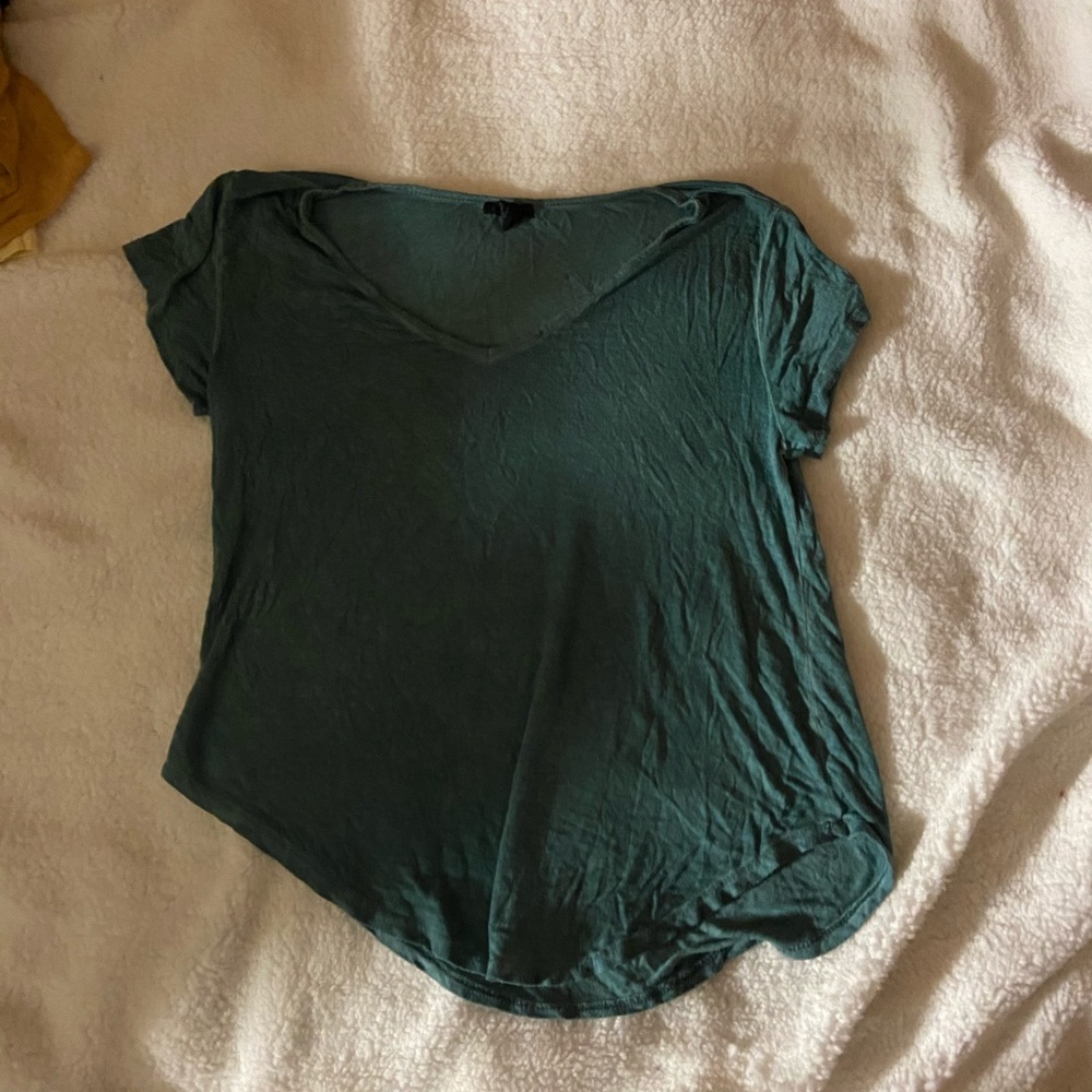 Green V Neck